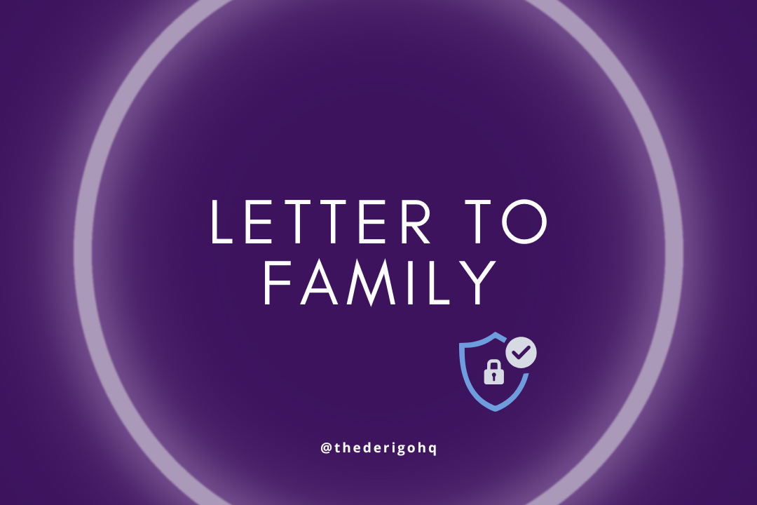 Phase 5: Letter To Family